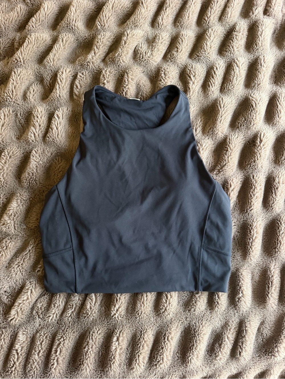 lululemon athletica High-Neck Crop Tank Top - Black